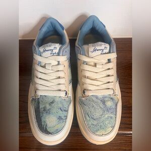 GalArtsy Unisex The Starry Night Vincent Van Gogh Art Inspired Sneakers EU Sz.38